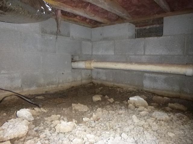 Dirt Floor exposed