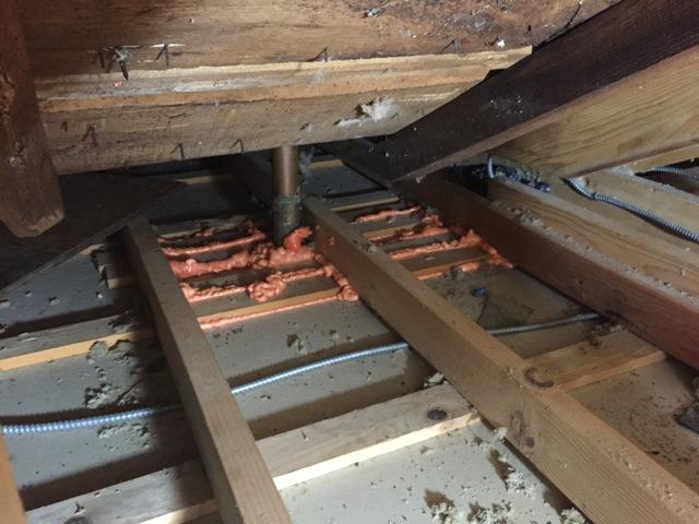 Poorly Insulated Attic