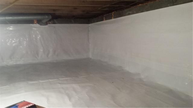 Completed Crawl Space in Ewell, MD