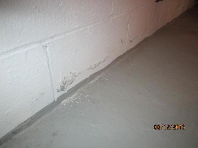 Cinderblock Basement Wall in Darien, CT