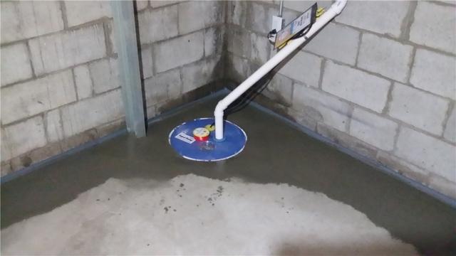 By tying the WaterGuard system into the Super Sump pump, water can be directed to the pump and outside without having a chance to pool and flood the basement.