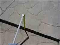 Sinking Sidewalk in Barclay, MD