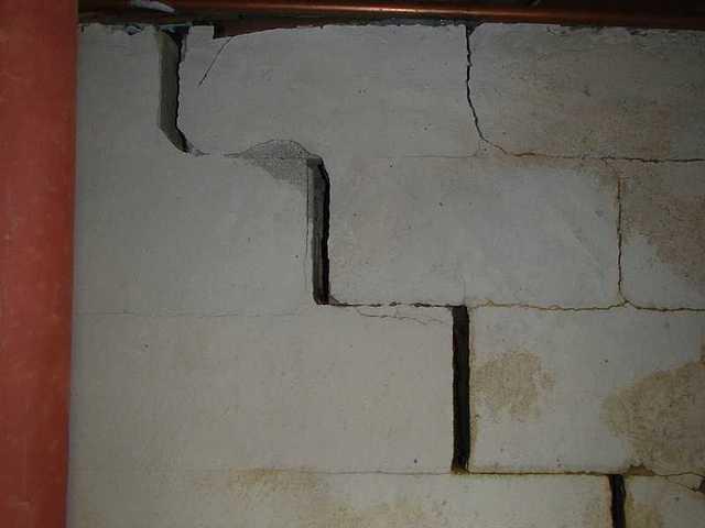 Huge basement wall cracks