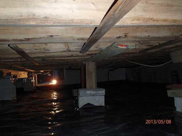 Wooden pillars are not appropriate for proper foundation support