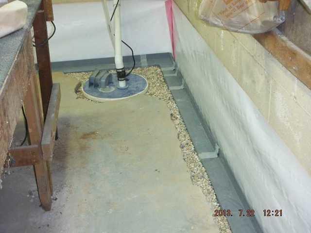 Installing the WaterGuard drainage system