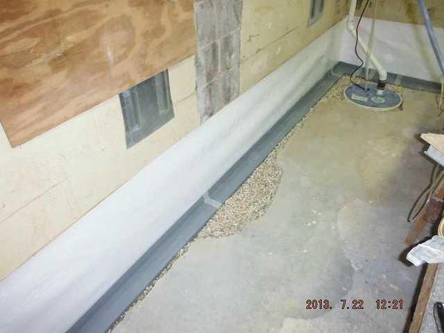 Sump pumps and drainage systems for the basement