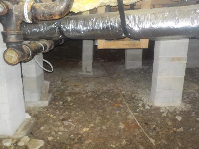 Dirty crawl space
