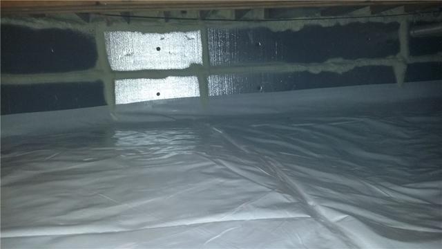 Clean, Dry, Energy Efficient Crawl Space