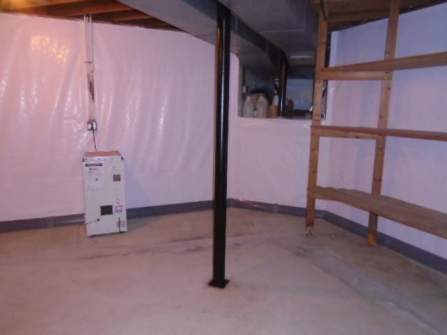 Waterproofed Basement in Stamford