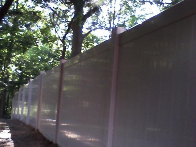 Exterior Vinyl Fence