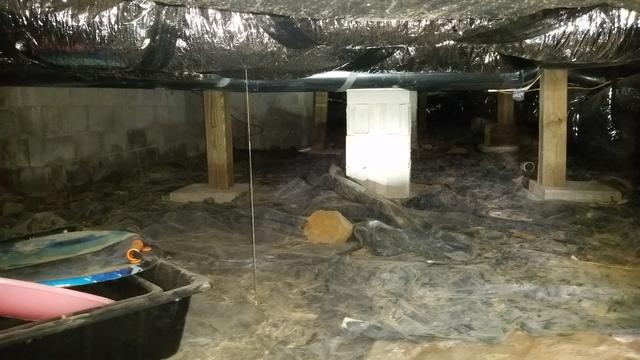 Dirty crawl space