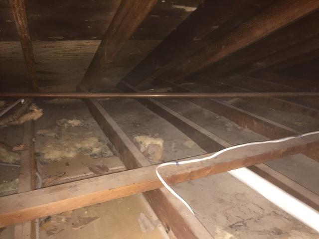 Attic Prior to Installation in Stratford