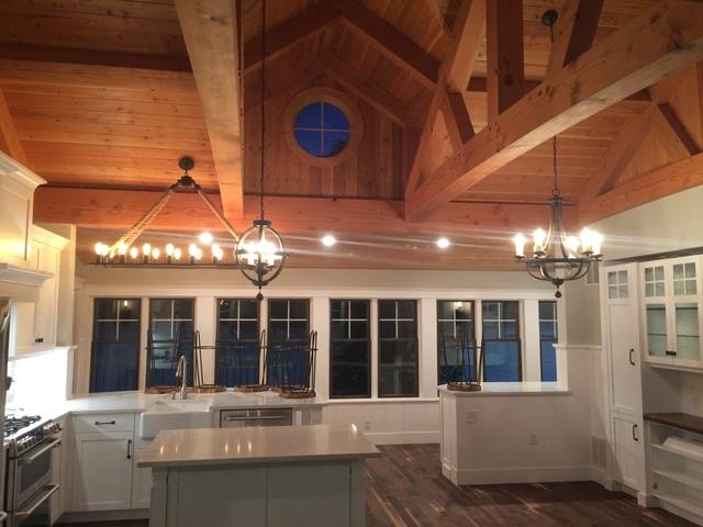 Open kitchen remodel in Keuka Park with breathtaking views