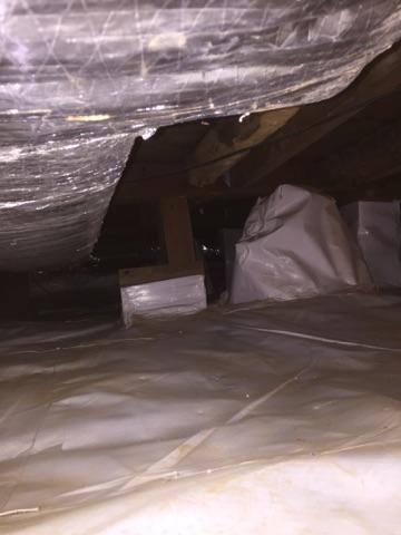 Crawl Space Vapor Barrier in Mansfield, Massachusetts