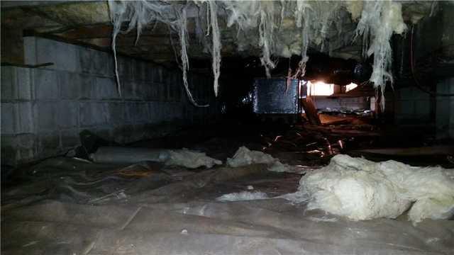 Wow! This crawl space is NASTY! DryZone is ready to take care of this challenge.