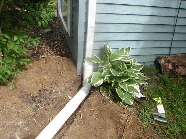 Creating a downspout extension