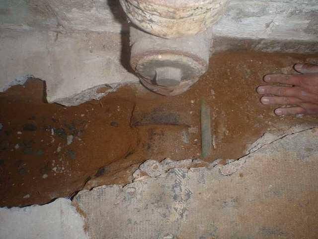 Careful around old pipes when waterproofing the basement