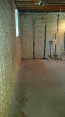 Before Water Correction in Dubuque Basement