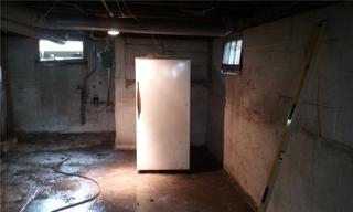 Wet Kirkwood Basement Waterproofed by Woods