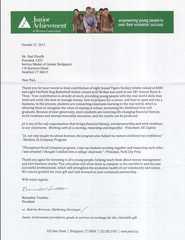 Letter of Appreciation 