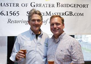 Mayor Harkins and Paul Plouffe