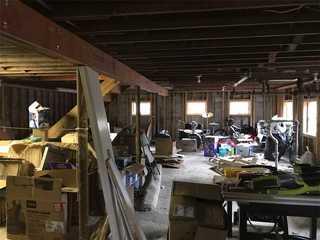 More likely than not, a structural problem is caused by weak soil or poor footing. This basement did have supporting beams which were insufficient.