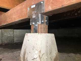 Crawlspace Support Posts in Ojai