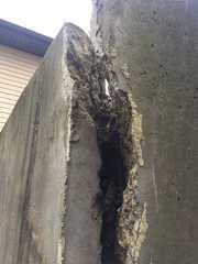 Corner Separation Before Repair From Ground