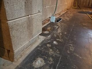 At the start of the job