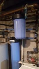 In line filter to remove iron - Waupaca WI