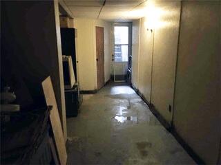 Water seepage occurred  during heavy rain.