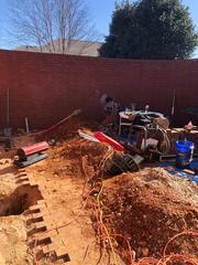 Piers in progress