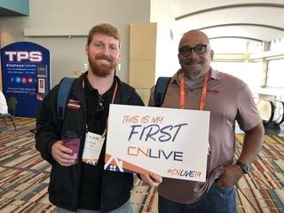 Skyler & Derrick at the first of many CNLive Conventions!