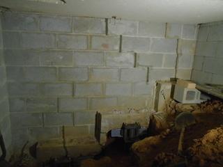 The house has settled uneven causing a crack to form in the wall