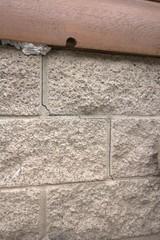 A stair step crack like this one can be a clear sign of foundation problems.