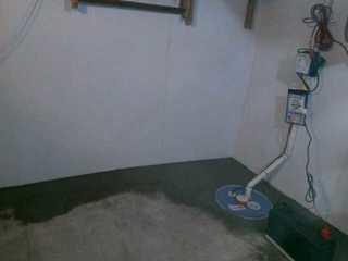 New SuperSump Pump and WaterGuard installation