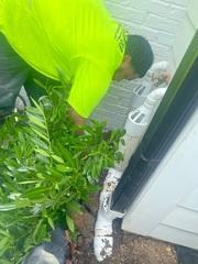 Attaching the fittings to the side of this St Louis home