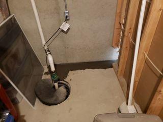 WaterGuard Leads Directly into Sump Pump