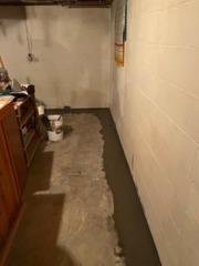 Waterproofed Basement