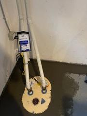 Sump Pump Installed