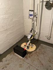 Upgraded Sump Pump System
