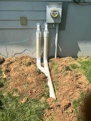 Underground Discharge Line