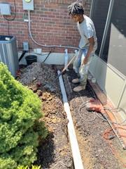 Underground Discharge Line