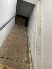 Waterproofed Stairs