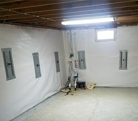 Cracked Foundation Wall Restored in Wentzville, MO Basement