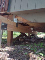 Here is the final result of our pier installation.