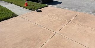 The voids that formed under this driveway were quite large, indicating they could grow even bigger if left untreated. LRE used an expandable foam material to address this issue, stabilizing the area and keeping it from getting any worse.