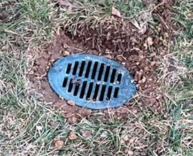 Underground Downspout Extension