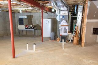 Basement Bathroom Area - BEFORE