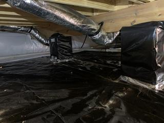 Before Installation of SaniDry Sedona Dehumidifier